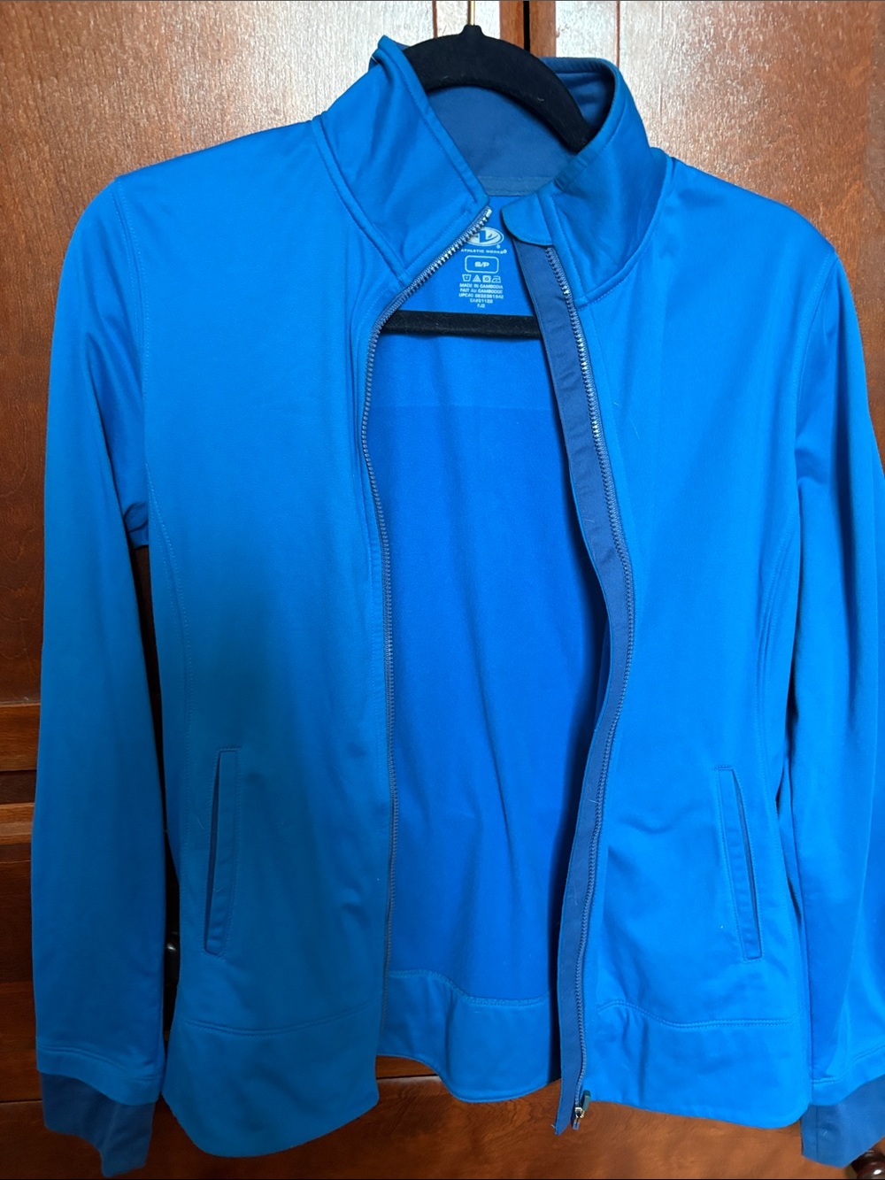 4 zip up spring jackets , size small